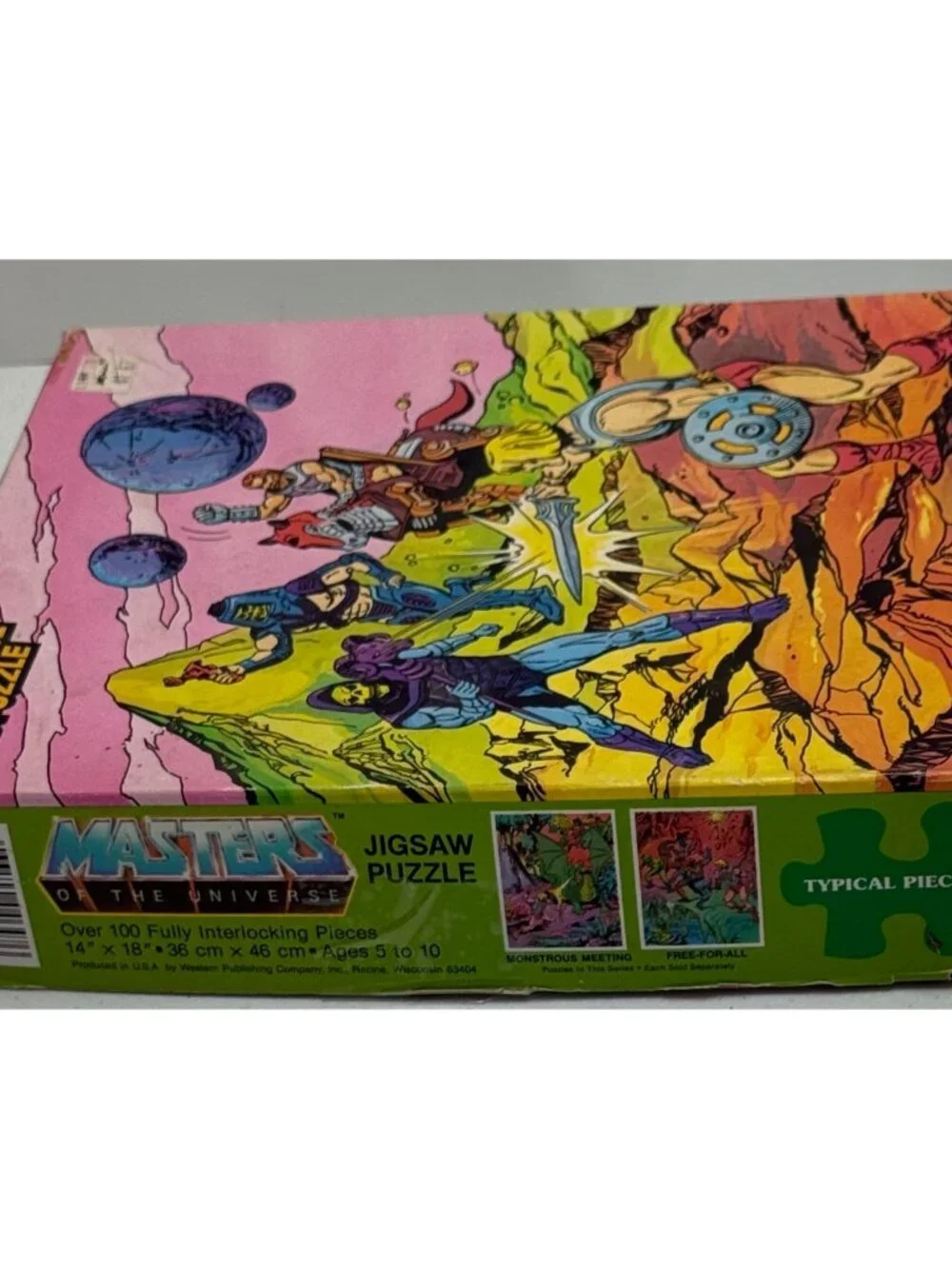 He-Man Masters of the Universe 100+ Piece Jigsaw Puzzle 1984 Fearless Foes MOTU
